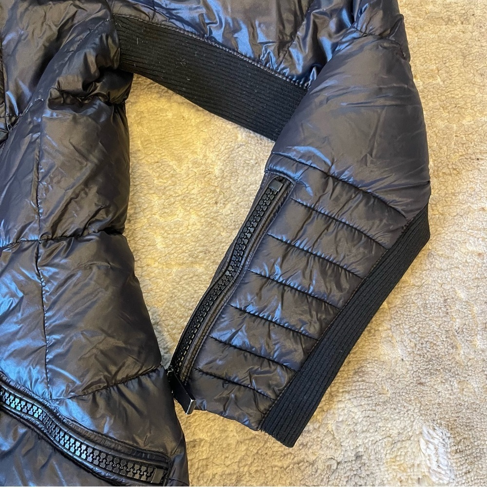 BCBGMAXAZRIA Women's Black Down Puffer Jacket - Size XS - Picture 7 of 16